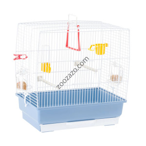 Клетка за птички с пълно оборудване 39 x 25 x h 41 cм. - Ferplast - Rekord 2 White
